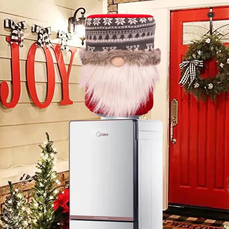 Christmas Decorations Knitted Bucket Cover Water Dispenser Dust Cover - Bellarte Enchanté Christmas Decorations Knitted Bucket Cover Water Dispenser Dust Cover